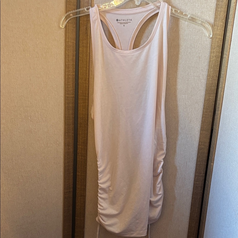 FINAL MARKDOWN Athleta Women's blush RACERBACK Tank Top small